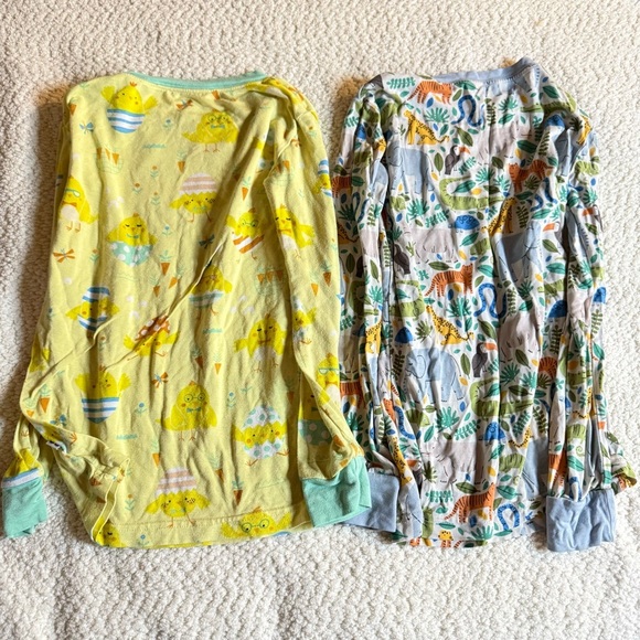 LITTLE SLEEPIES 5/6 LOT Long Sleeve Pajama Tops and Bottoms - Picture 4 of 6